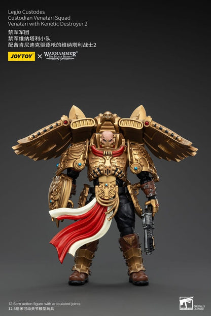 Warhammer The Horus Heresy Action Figure 1/18 Legio Custodes Custodian Venatari Squad Venatari with Kenetic Destroyer 2
