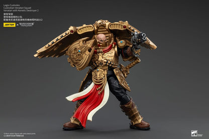 Warhammer The Horus Heresy Action Figure 1/18 Legio Custodes Custodian Venatari Squad Venatari with Kenetic Destroyer 2 13 cm