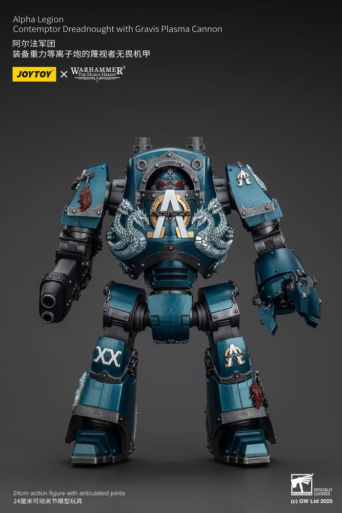 Warhammer The Horus Heresy Action Figure Alpha Legion Contemptor Dreadnought with Gravis Plasma Cannon 25 cm Action