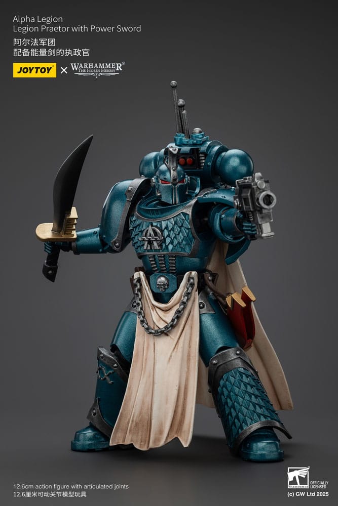 Warhammer The Horus Heresy Action Figure Alpha Legion Praetor with Power Sword 20 cm Action figures