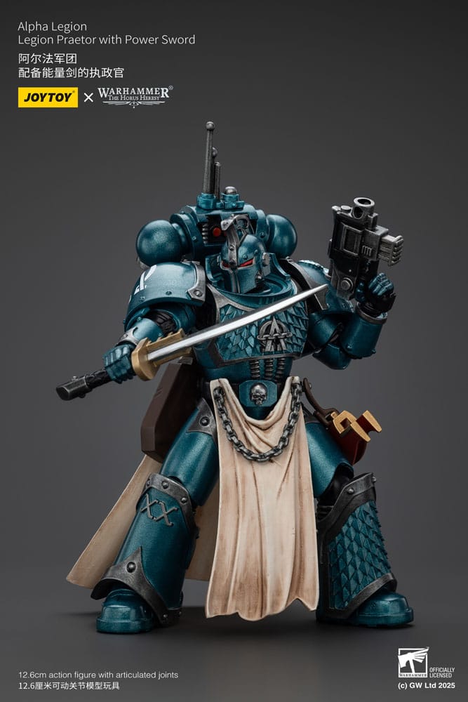 Warhammer The Horus Heresy Action Figure Alpha Legion Praetor with Power Sword 20 cm Action figures