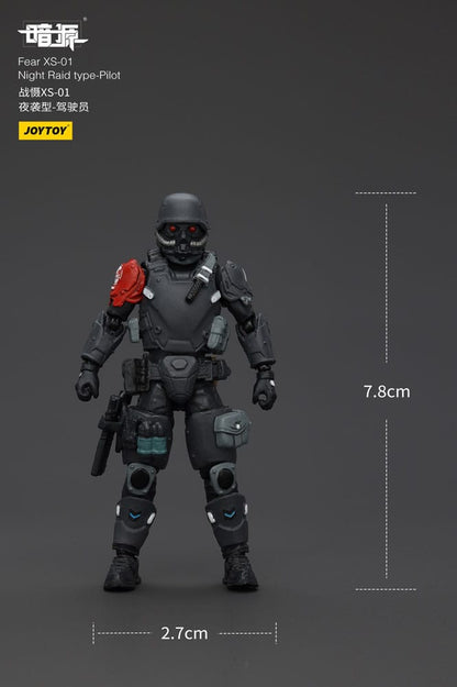 Battle For the Stars Actionfigur Fear XS-01 Night Raid type-Pilot 12 cm Action figures