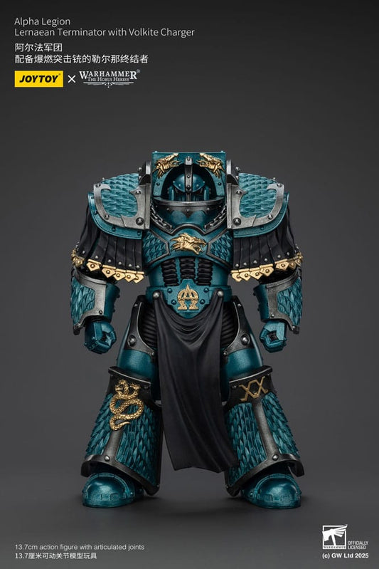 Warhammer The Horus Heresy Action Figure Alpha Legion Lernaean Terminator with Volkite Charger 20 cm Action figures