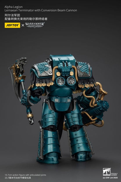 Warhammer The Horus Heresy Action Figure Alpha Legion Lernaean Terminator with Conversion Beam Cannon 20 cm