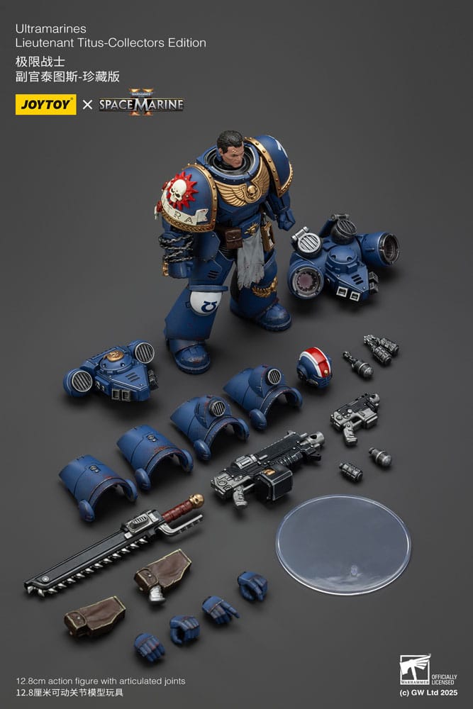 Warhammer 40,000: Space Marine 2 Action Figure Ultramarines Lieutenant Titus Collectors Edition 13 cm