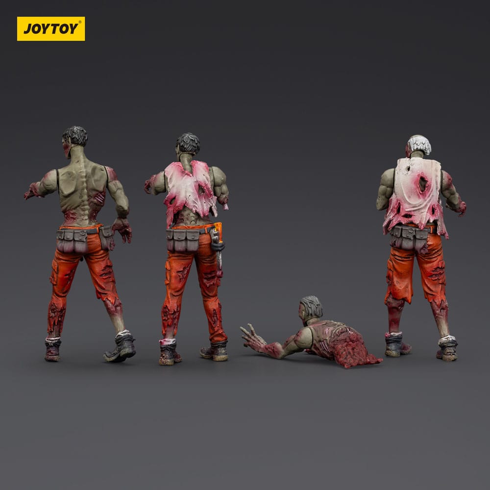 Zombie Dark Source Action Figures 4-Pack Mechanic Team 8 cm