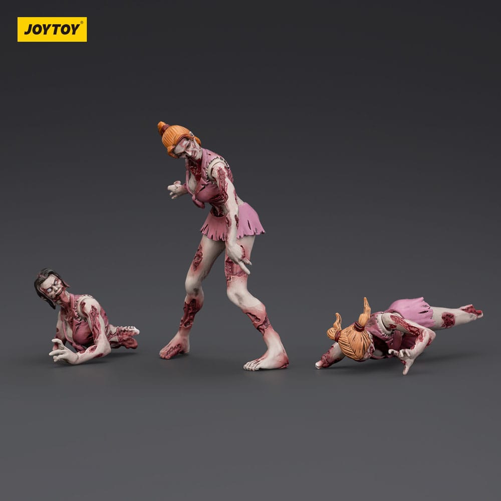 Zombie Dark Source Action Figures 3-Pack Cheer Leaders 8 cm