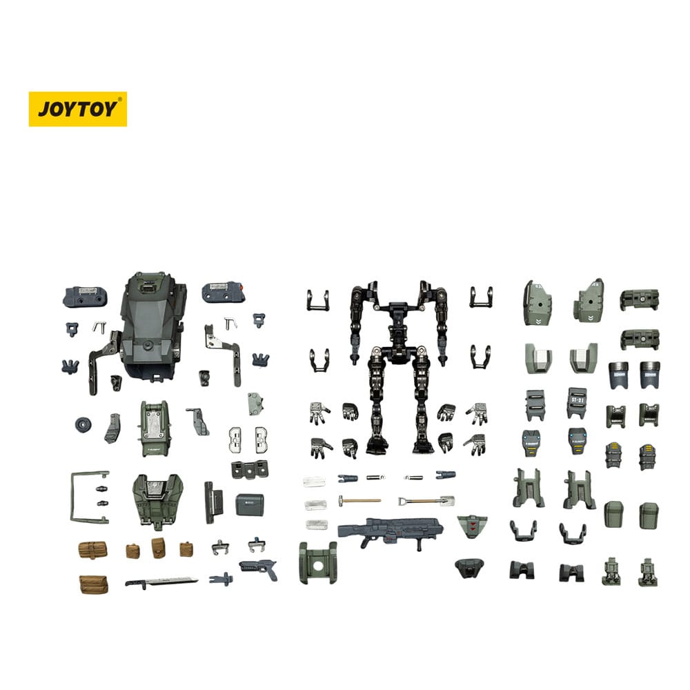 APOC Series Dark Source Action Figur Bedrock Standard Combat Mecha 17 cm