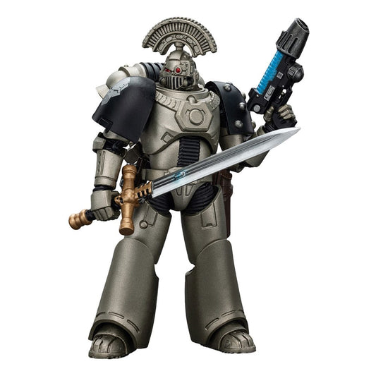Warhammer The Horus Heresy Action Figure 1/18 lron Warriors MKVI Tactical Sergeant with Power Sword and Plasma Pistol
