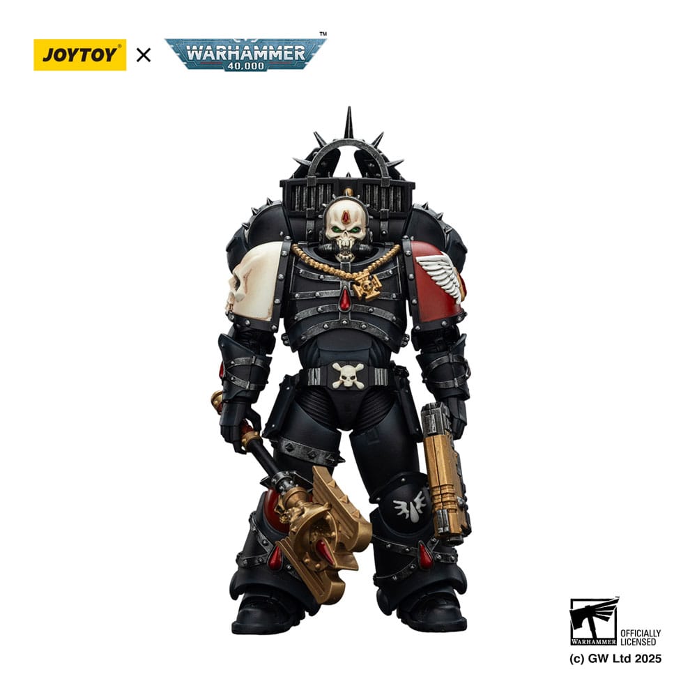 Warhammer 40,000: Combat Patrol Blood Angels Action Figure Lemartes With Jump Pack Blood Crozius and Absolver Bolt Pistol 12 cm
