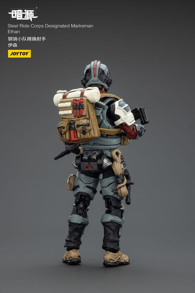Steel Ride Corps Dark Source Action Figur Designated Marksman Ethan 7 cm