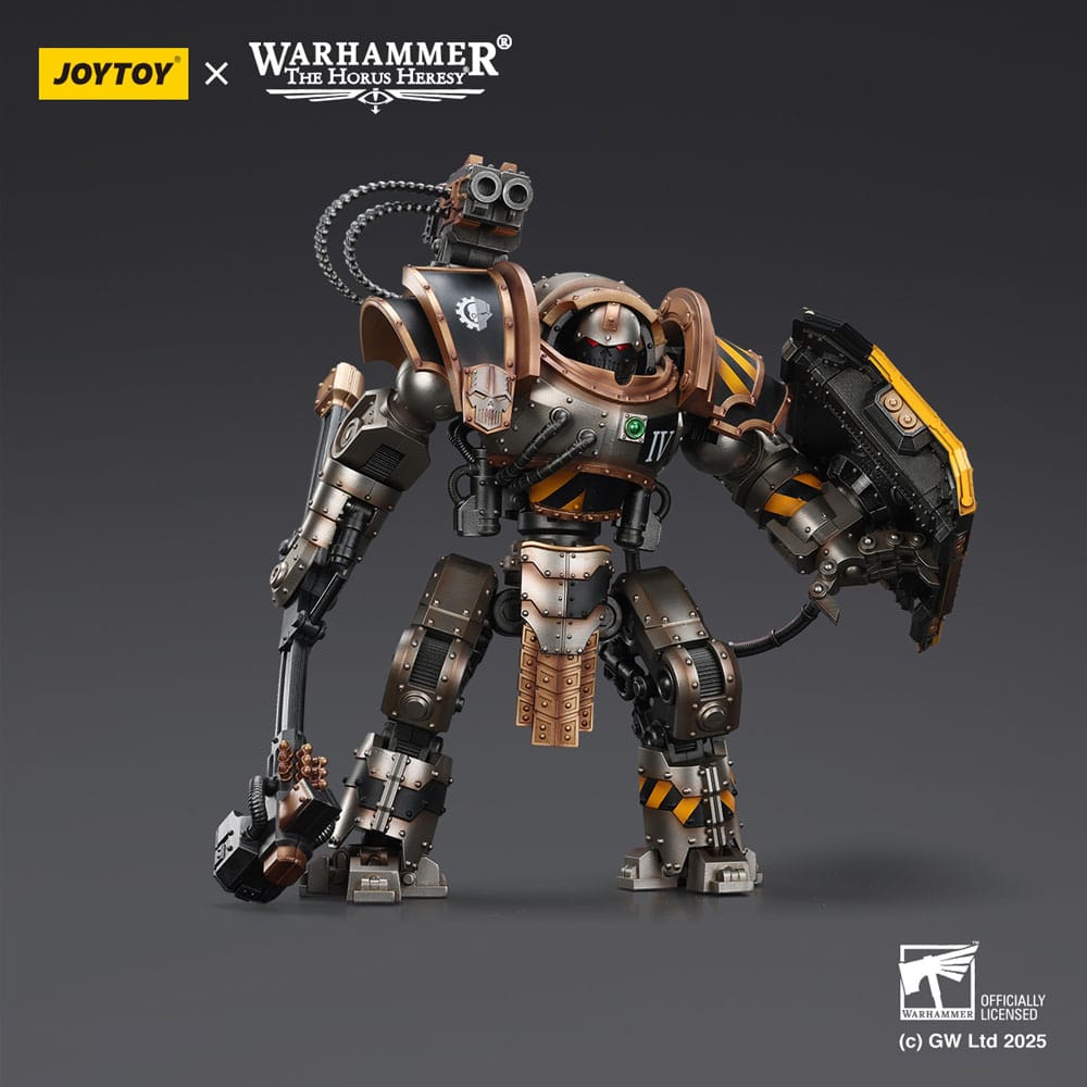 Warhammer The Horus Heresy Action Figure Iron Warriors Iron Circle Domitar-Ferrum Class Battle-automata with Karceri Battle Shield 24 cm