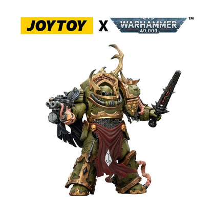Warhammer 40,000 Action Figure Death Guard Blightlord Terminator 3 with Combi-bolter and Bubotic Blade 14 cm