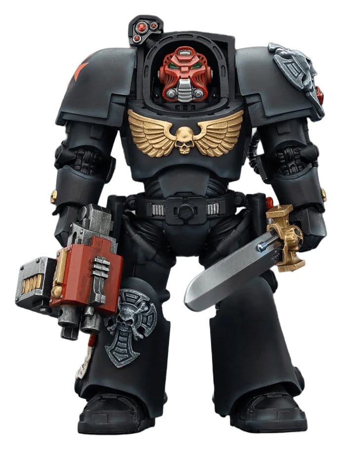 Warhammer 40,000 Action Figure Black Templars Terminator 1 with Power Sword and Storm Bolter 14 cm