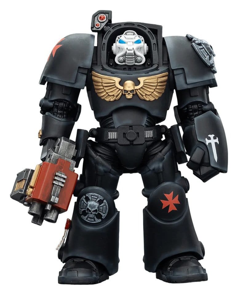 Warhammer 40,000 Action Figure Black Templars Terminator 2 with Power Fist and Storm Bolter 14 cm