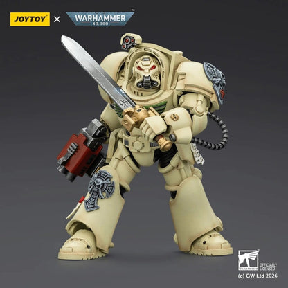 Warhammer 40,000 Action Figure Dark Angels Deathwing Terminator 1 with Power Sword and Storm Bolter 14 cm