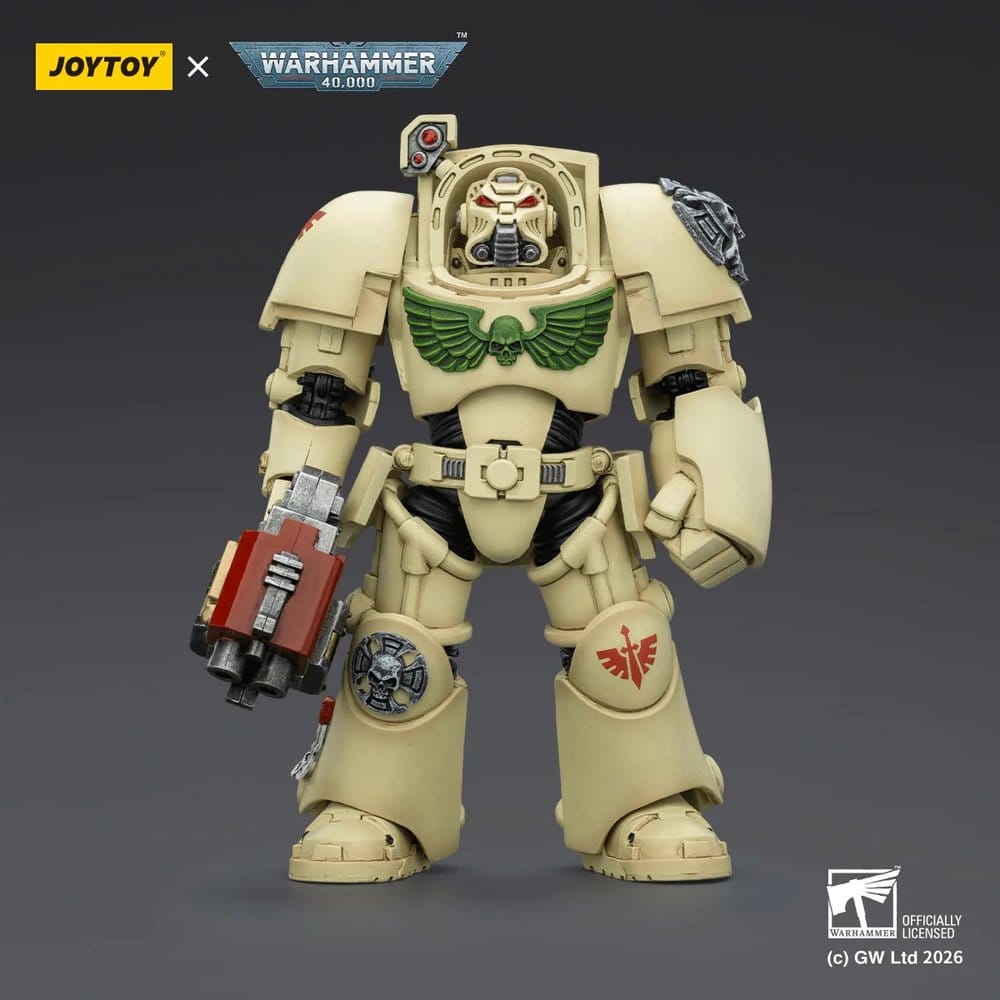 Warhammer 40,000 Action Figure Dark Angels Deathwing Terminator 2 with Power Fist and Storm Bolter 14 cm