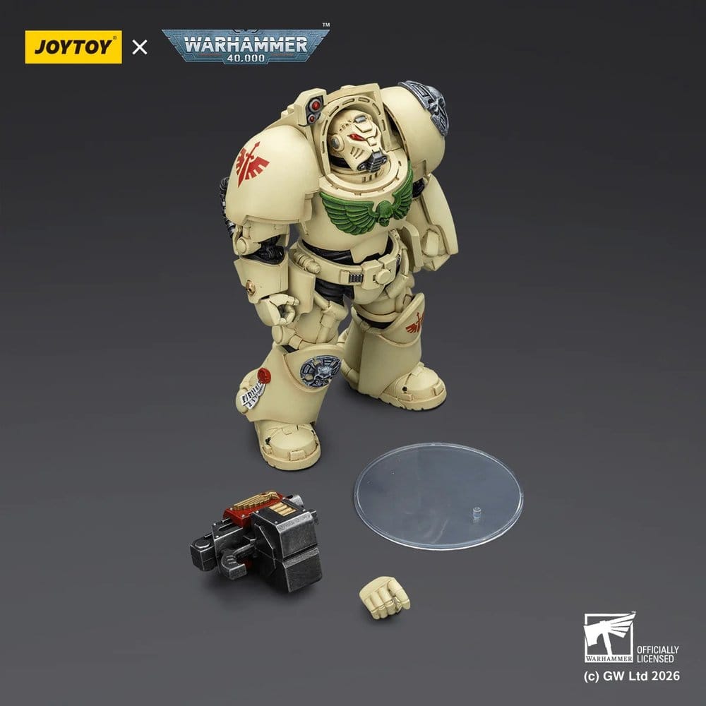 Warhammer 40,000 Action Figure Dark Angels Deathwing Terminator 2 with Power Fist and Storm Bolter 14 cm