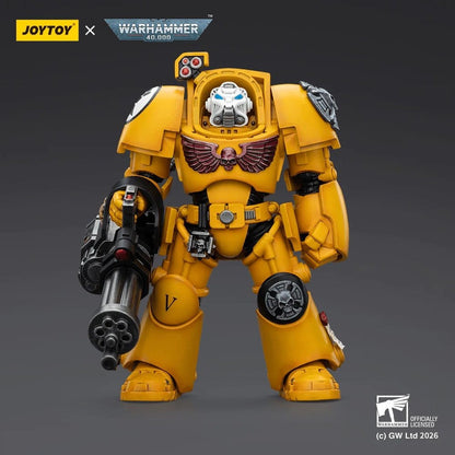 Warhammer 40,000 Action Figure Imperial Fists Terminator 3 with Power Fist and Assault Cannon 14 cm