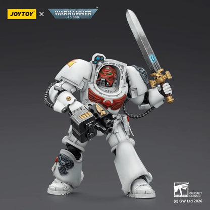 Warhammer 40,000 Action Figure White Scars Terminator 1 with Power Sword and Storm Bolter 14 cm