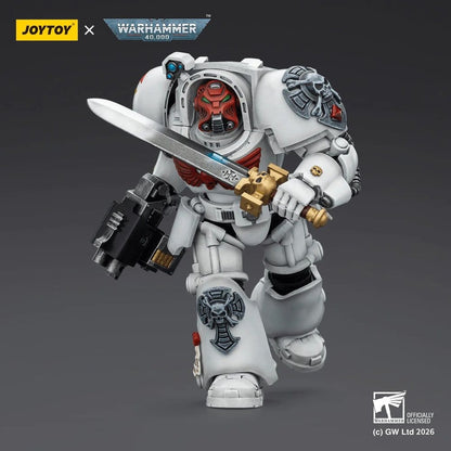 Warhammer 40,000 Action Figure White Scars Terminator 1 with Power Sword and Storm Bolter 14 cm