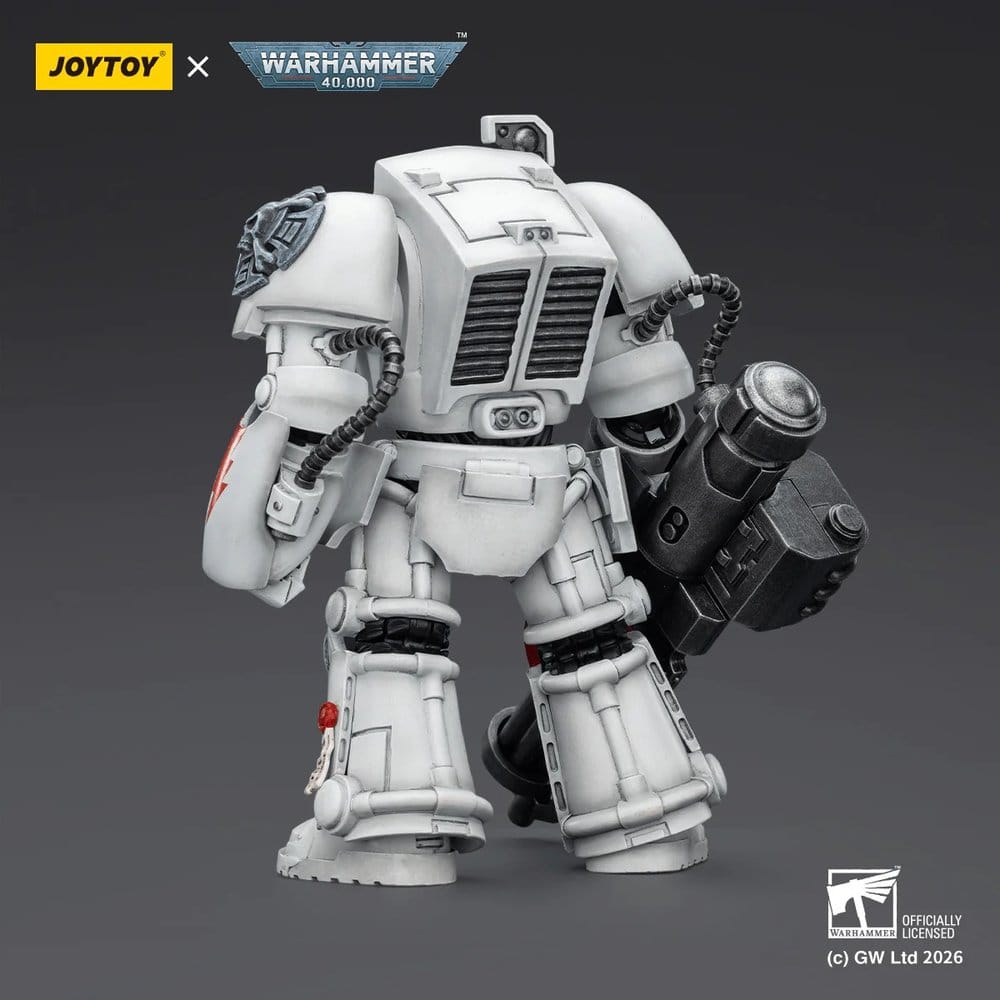 Warhammer 40,000 Action Figure White Scars Terminator 3 with Power Fist and Assault Cannon 14 cm