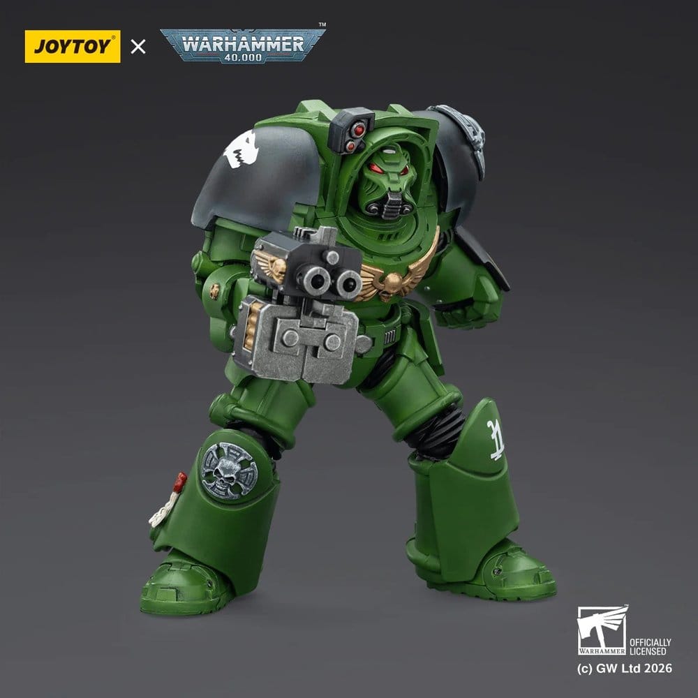 Warhammer 40,000 Action Figure Salamanders Terminator 2 with Power Fist and Storm Bolter 14 cm