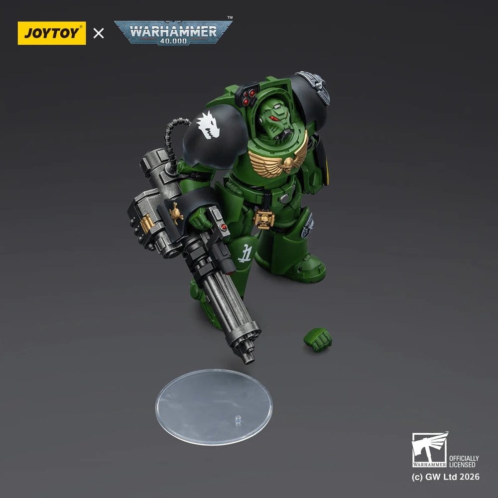 Warhammer 40,000 Action Figure Salamanders Terminator 3 with Power Fist and Assault Cannon 14 cm