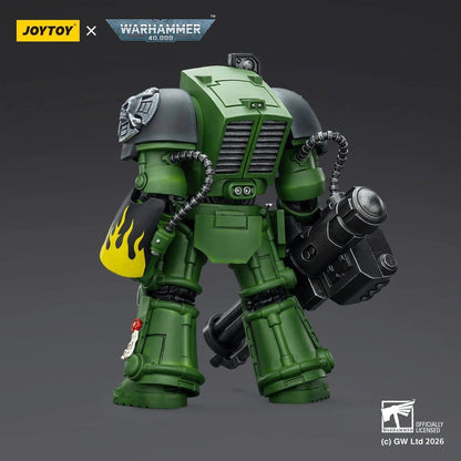 Warhammer 40,000 Action Figure Salamanders Terminator 3 with Power Fist and Assault Cannon 14 cm