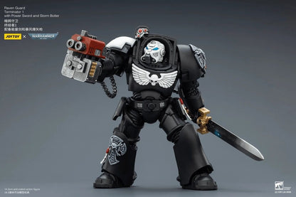 Warhammer 40,000 Action Figure Raven Guard Terminator 1 with Power Sword and Storm Bolter 14 cm