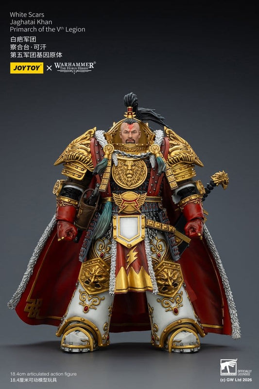 Warhammer The Horus Heresy Action Figure White Scars Jaghatai Khan Primarch of the Vth Legion 19 cm