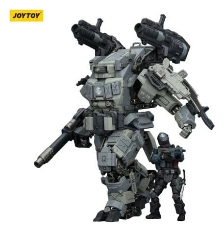 Dark Source Action Figure 1/25 APOC Series Bedrock Fury Fire Strike Mech ST-8618 14 cm