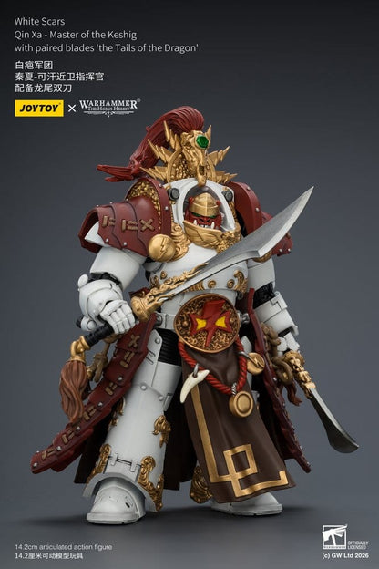 Warhammer The Horus Heresy Action Figure White Scars Qin Xa - Master of the Keshig 14 cm