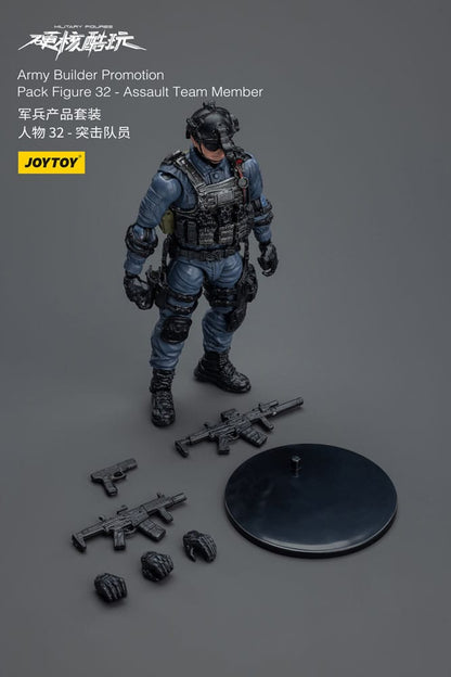 Hardcore Coldplay Action Figure 1/18 Army Builder Promotion Pack Figure 32 Assault Team Member 11 cm Action figures