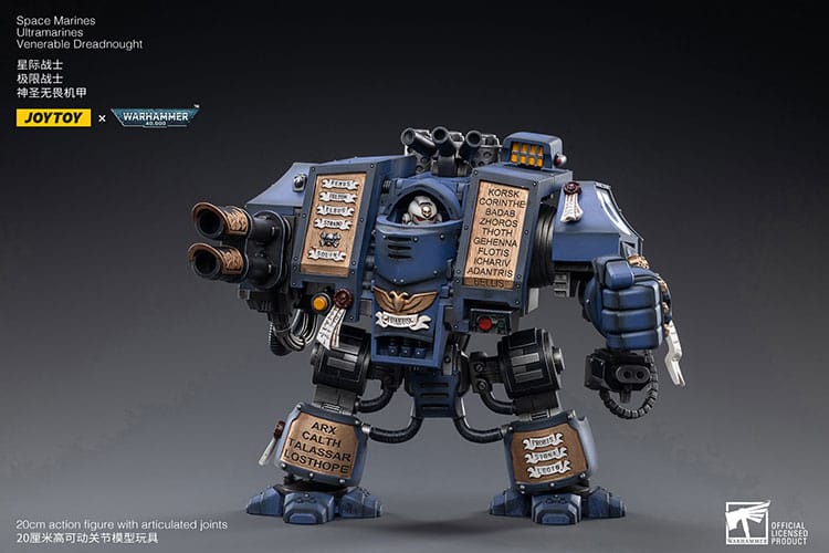 Warhammer 40k Action Figure 1/18 Space Marines Ultramarines Venerable Dreadnought 19 cm Action figures
