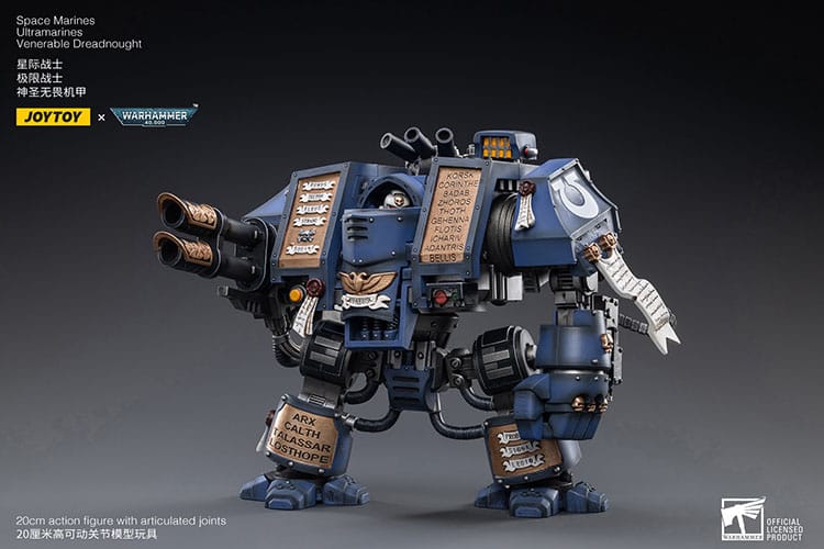 Warhammer 40k Action Figure 1/18 Space Marines Ultramarines Venerable Dreadnought 19 cm Action figures