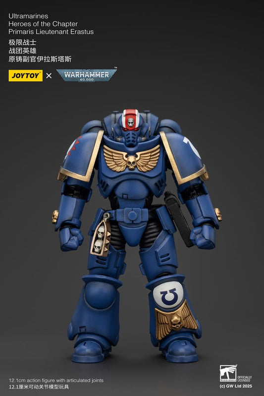 Warhammer 40k Action Figure 1/18 Ultramarines Heroes of the Chapter Primaris Lieutenant Erastus 20 cm Action figures