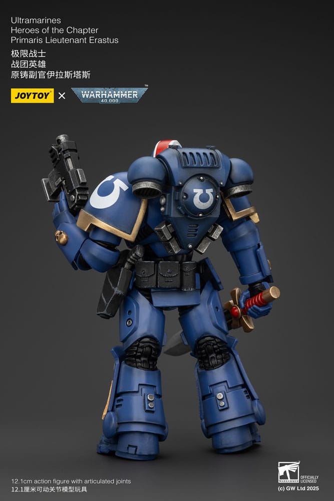 Warhammer 40k Action Figure 1/18 Ultramarines Heroes of the Chapter Primaris Lieutenant Erastus 20 cm Action figures