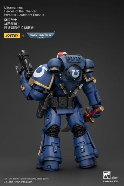 Warhammer 40k Action Figure 1/18 Ultramarines Heroes of the Chapter Primaris Lieutenant Erastus 20 cm Action figures