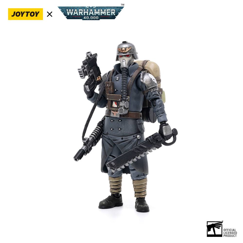 Warhammer 40k Action Figure 1/18 Death Korps of Krieg Veteran Squad Sergeant 10 cm Action figures