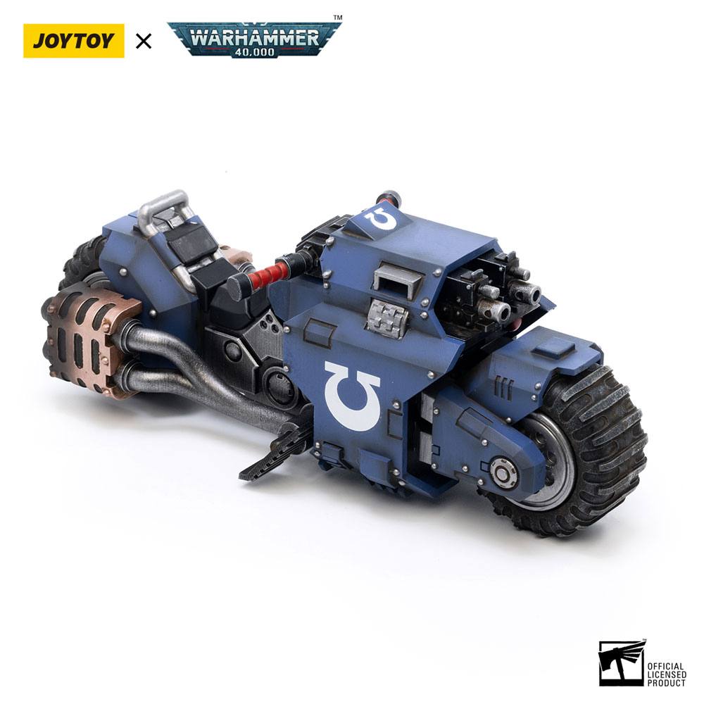 Warhammer 40k Vehicle 1/18 Ultramarines Outrider Bike 22 cm Action figures