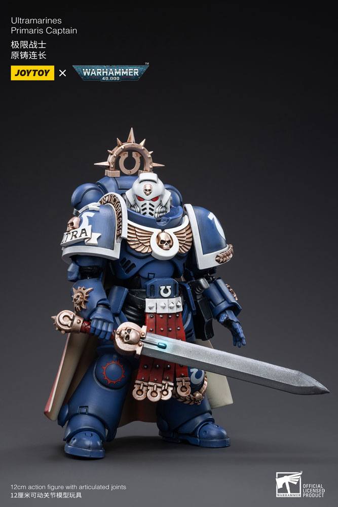 Warhammer 40k Action Figure 1/18 Ultramarines Primaris Captain 12 cm Action figures