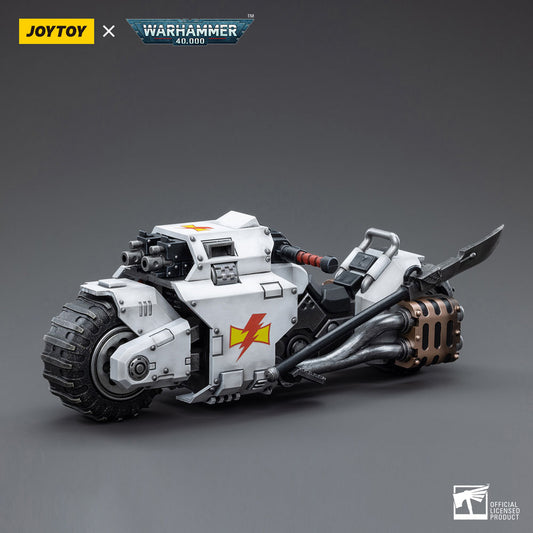 Warhammer 40k Vehicle 1/18 White Scars Raider-pattern Combat Bike 22 cm