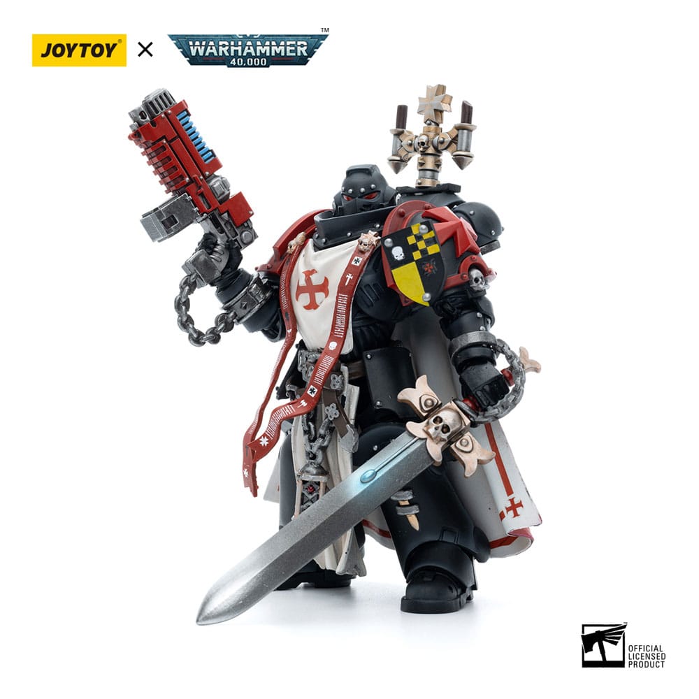 Warhammer 40k Action Figure 1/18 Black Templars Sword Brethren Brother Lombast 12 cm Action figures