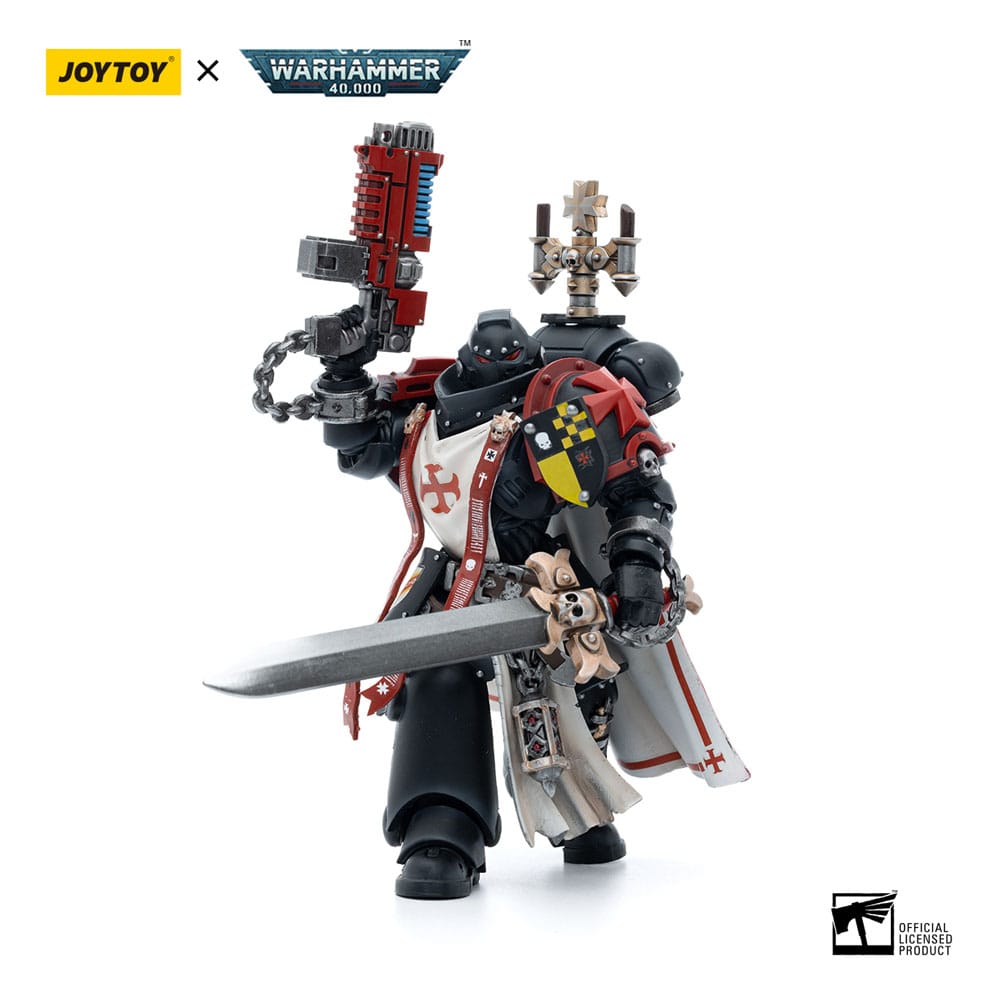 Warhammer 40k Action Figure 1/18 Black Templars Sword Brethren Brother Lombast 12 cm Action figures