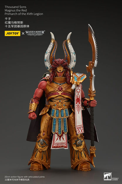 Warhammer The Horus Heresy Action Figure 1/18 Thousand sons Magnus the Red Primarch of the XVth Legion 12 cm Action