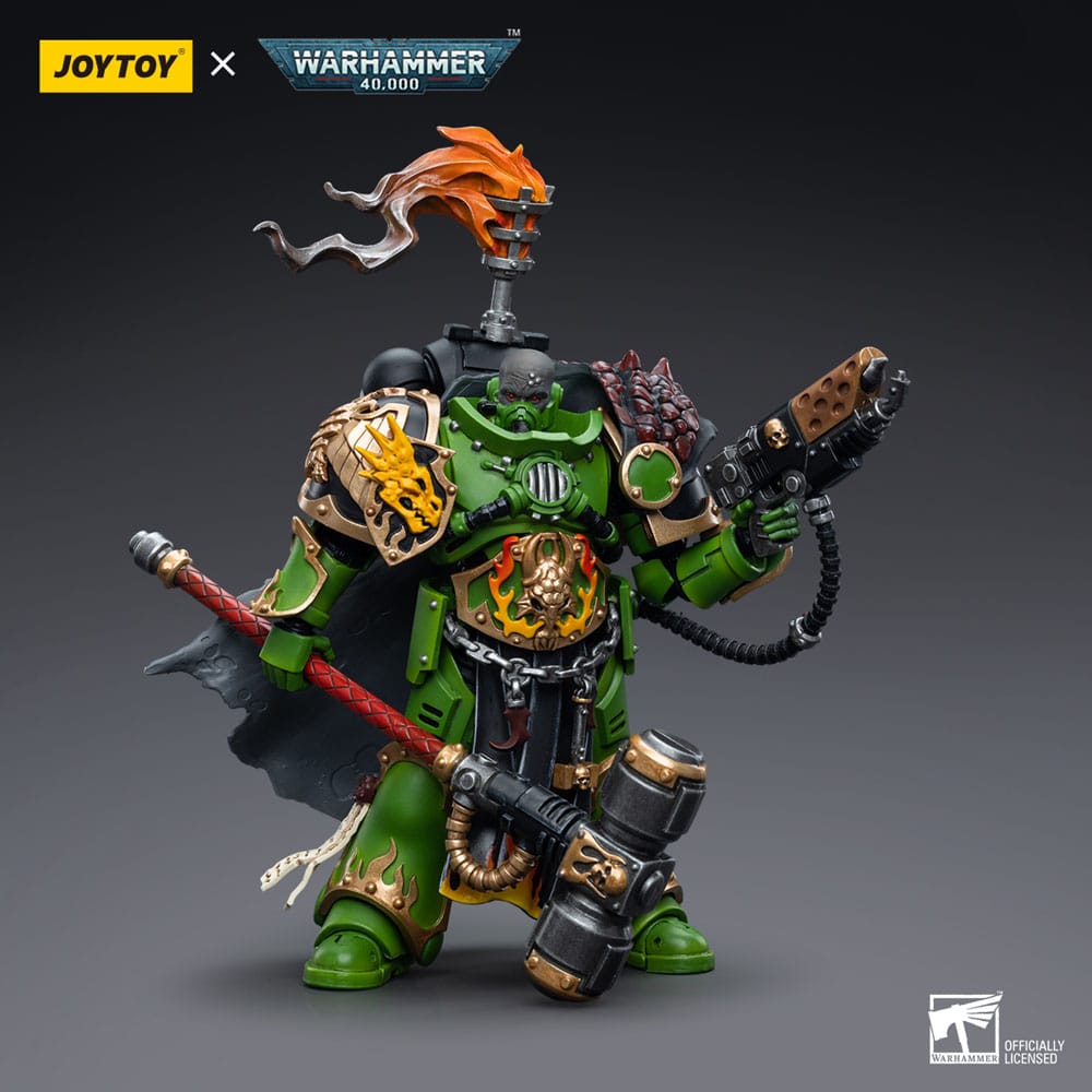 Warhammer 40k Action Figure 1/18 Salamanders Captain Adrax Agatone 12 cm Action figures