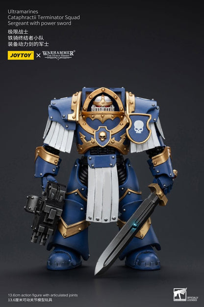 Warhammer The Horus Heresy Action Figure 1/18 Ultramarines Cataphractii Terminator Squad Sergeant with Power Sword 14