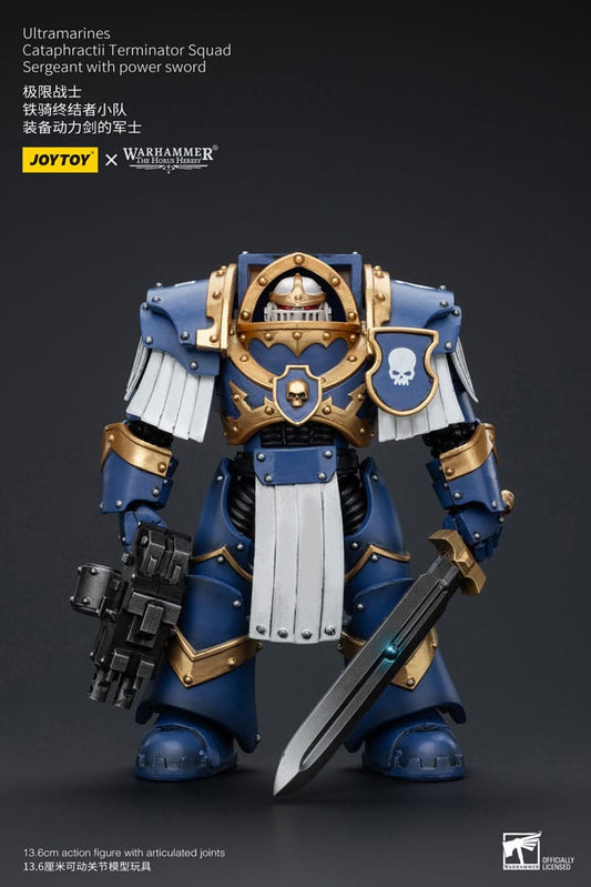 Warhammer The Horus Heresy Action Figure 1/18 Ultramarines Cataphractii Terminator Squad Sergeant with Power Sword 14