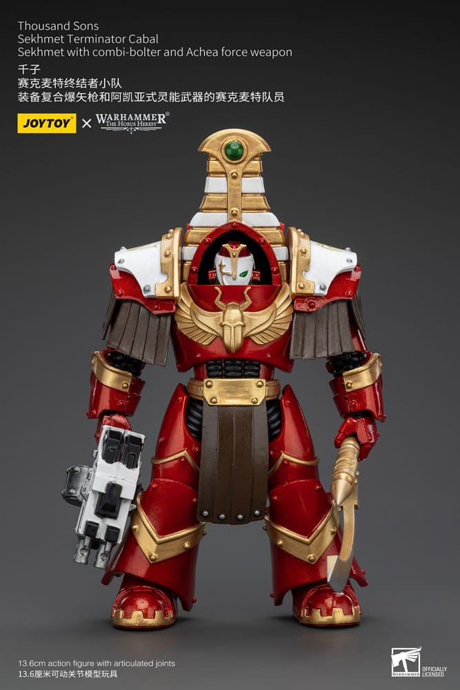 Warhammer The Horus Heresy Action Figure 1/18 Thousand Sons Sekhmet Terminator Cabal Sekhmet with Combi-Bolter and
